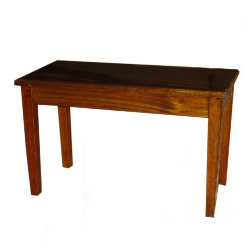 Piano Bench With Storage, Wood Top (Walnut)